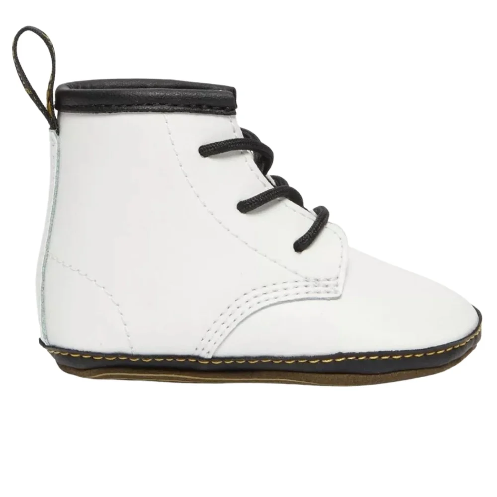 Dr. Martens 1460 Crib Baby Boots - White Size 3 Brand NEW in Box